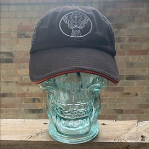 Vintage 90s Basic Black Jägermeister Baseball Cap